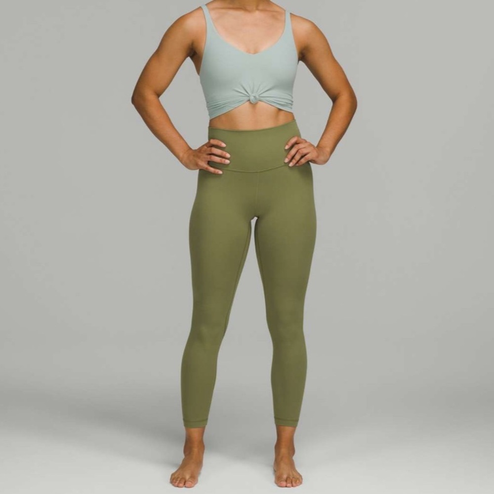 • Lululemon • Women’s Align High-Rise Pant 28” 
Bronze Green  4